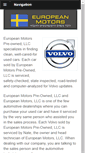 Mobile Screenshot of europeanmotorsvolvo.com